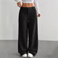 👖 CONFORTO COM ESTILO | Calça Feminina de Cintura Alta e Perna Larga -50%