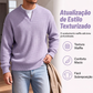👕✨ Blusa Waffle Masculina com Efeito de Camadas – Conforto e Estilo Sem Esforço | 🔥 50% OFF