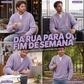 👕✨ Blusa Waffle Masculina com Efeito de Camadas – Conforto e Estilo Sem Esforço | 🔥 50% OFF
