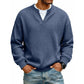 👕✨ Blusa Waffle Masculina com Efeito de Camadas – Conforto e Estilo Sem Esforço | 🔥 50% OFF
