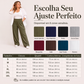 👖 CONFORTO PARA TODOS OS DIAS | Calça Feminina de Cintura Alta com Cordão -50%