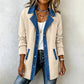 🧥 PERSONALIDADE EM CADA LOOK | Jaqueta Feminina Patchwork Estilo Jeans -50%