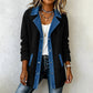 🧥 PERSONALIDADE EM CADA LOOK | Jaqueta Feminina Patchwork Estilo Jeans -50%