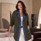🧥 PERSONALIDADE EM CADA LOOK | Jaqueta Feminina Patchwork Estilo Jeans -50%