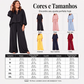 ✨ CONFORTO SEM COMPLICAÇÃO | Conjunto Feminino Casual 2 Peças -50%