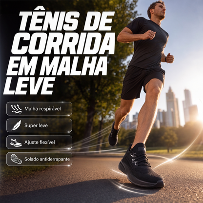 🔥 50% OFF! 👟 Tênis Masculino Leve e Respirável – Confortável, Flexível e Perfeito Para Caminhadas e Uso Diário