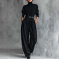🔥 50% OFF! 👗 Conjunto Feminino Elegante de Blusa Gola Alta e Calça de Cintura Alta – Modela a Silhueta e Cria um Visual Sofisticado
