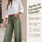 🔥 50% OFF! 🧶👖 Calça Jeans Feminina Vintage de Cintura Alta e Perna Larga – Silhueta Alongada, Conforto e Estilo Moderno