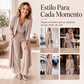 🔥 50% OFF HOJE! 👗 Conjunto Feminino Elegante de 3 Peças – Estilo, Conforto e Versatilidade em Um Só Look ✨