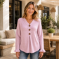 🔥 50% OFF HOJE! 🧶  Suéter de Tricô Feminino com Decote em V – Elegância Clássica, Toque Macio e Conforto Para Dias Mais Frescos ✨