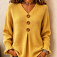 🔥 50% OFF HOJE! 🧶  Suéter de Tricô Feminino com Decote em V – Elegância Clássica, Toque Macio e Conforto Para Dias Mais Frescos ✨