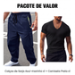 🔥 50% OFF HOJE! 👖  Conjunto Masculino Cargo Outdoor – Calça Resistente com Múltiplos Bolsos + Camiseta Casual Para Aventura e Dia a Dia 🌿