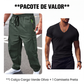 🔥 50% OFF HOJE! 👖  Conjunto Masculino Cargo Outdoor – Calça Resistente com Múltiplos Bolsos + Camiseta Casual Para Aventura e Dia a Dia 🌿