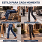 🔥 50% OFF HOJE! 👖  Calça Jeans Feminina Slim Elástica Vintage – Modelagem Que Valoriza as Curvas com Conforto e Estilo Moderno ✨