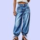 🔥 50% OFF HOJE! 👖  Calça Jeans Barril Feminina de Cintura Alta – Modelagem Moderna, Conforto Elástico e Ajuste Perfeito Para Valorizar Sua Silhueta ✨