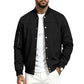 🔥 50% OFF HOJE! ✨Jaqueta Bomber Masculina de Camurça Sintética