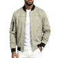🔥 50% OFF HOJE! ✨Jaqueta Bomber Masculina de Camurça Sintética