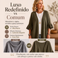 🔥 50% OFF HOJE! 🌸 Cardigan de tricô feminino com mangas de babado