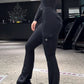 🔥 50% OFF HOJE! 🖤  Calça Legging Feminina Boca de Sino de Cintura Alta – Modelagem Que Valoriza as Curvas, Conforto Flexível e Estilo Fitness Sofisticado ✨