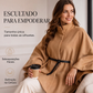 🔥 50% OFF HOJE! 👗  Casaco Capa Feminino Elegante com Gola Alta