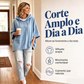 🔥 50% OFF! 👕 Blusa de Moletom Jeans Feminina com Capuz – Estilo Oversized, Conforto e Visual Streetwear