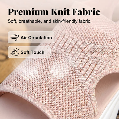 👡✨ Sandálias femininas de malha ultraleves com plataforma confortável para o dia todo