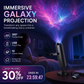 🌌✨ Projetor de luz galáxia e lua USB – transforme seu quarto em um universo mágico